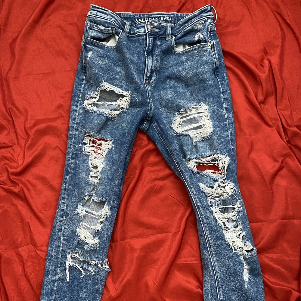 Dark Washed Stretch Jeans